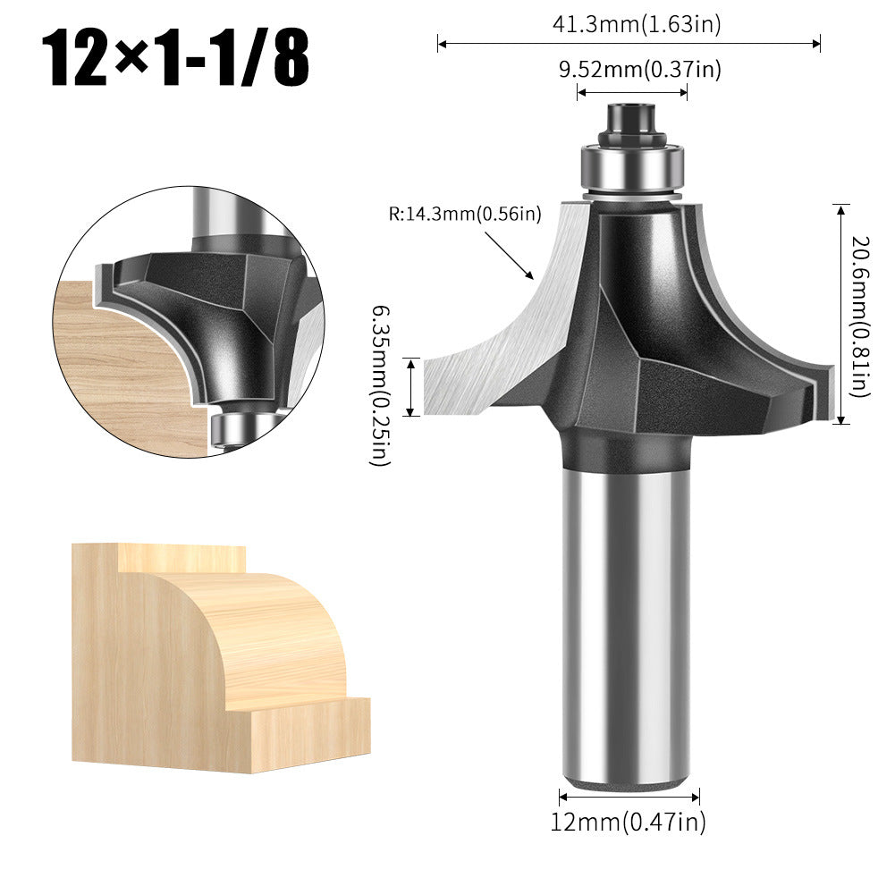 Woodworking Minzai Knife 6 Handles 12 Handles Line Knife Cabinet Door Panel Slotting Edge Trimming Milling Knife Edge Trimming Machine Knife Gong Machine Knife Carving