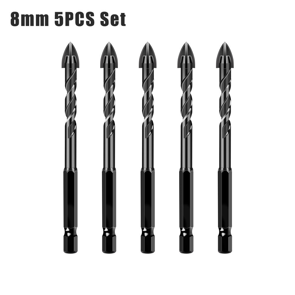 Special drill for tile drilling, tile puncher, glass cement concrete alloy, high hardness triangular overlord drill