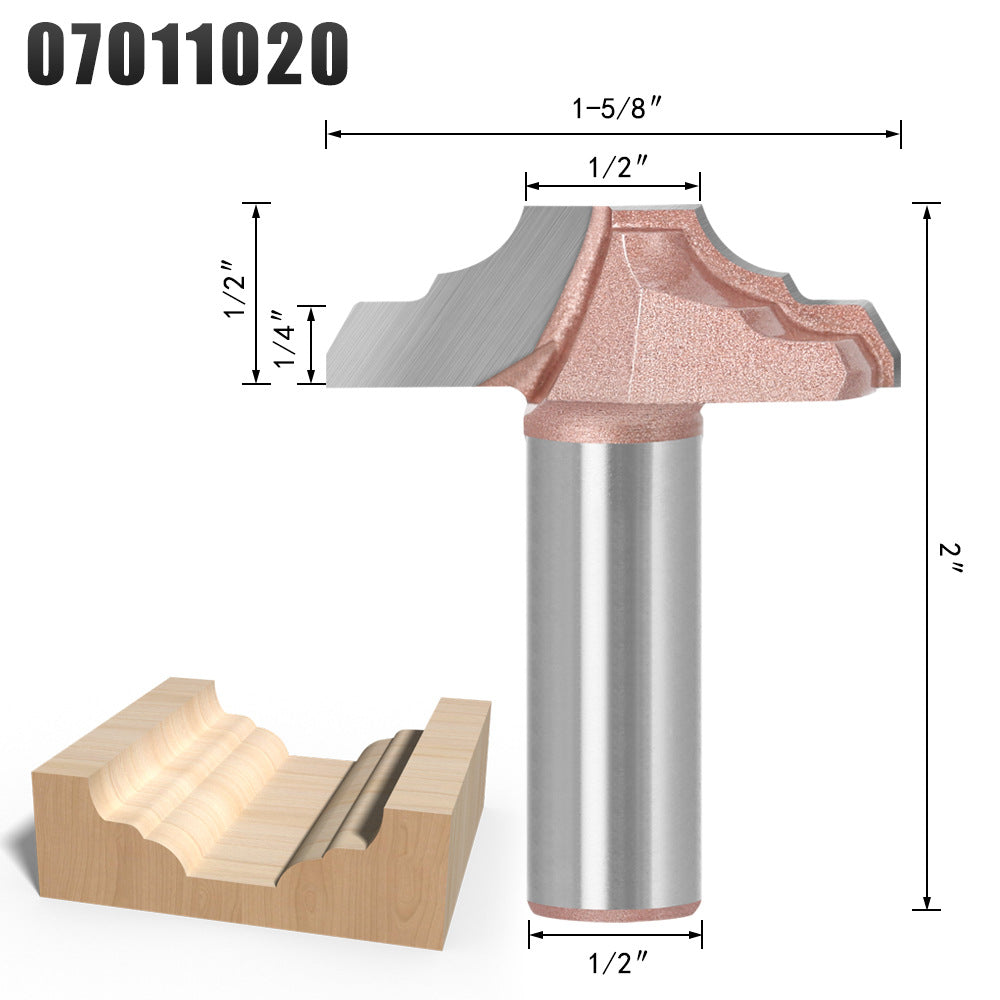 Industrial cabinet door panel knife pattern knife cutting knife trimming edge woodworking engraving machine integrated knife bottom cleaning milling cutter
