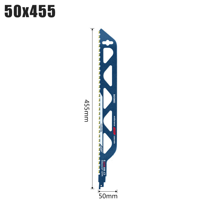 Reciprocating saw horse knife sawing wall wall red brick stone gold special light brick aerated block cutting coarse tooth saw blade