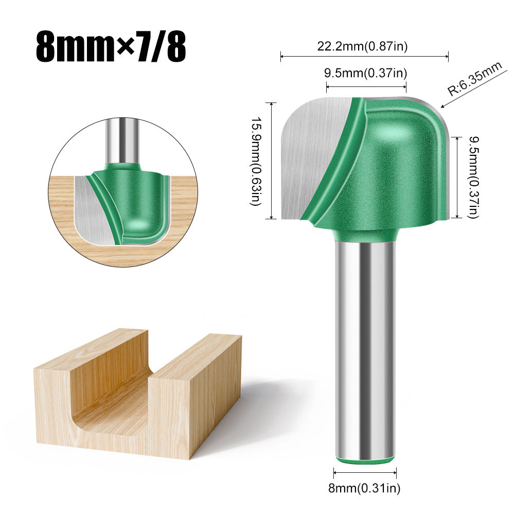 8 handle double arc round bottom knife slotting knife notch knife woodworking scraping bottom knife bowl cutter round bottom knife chamfering knife