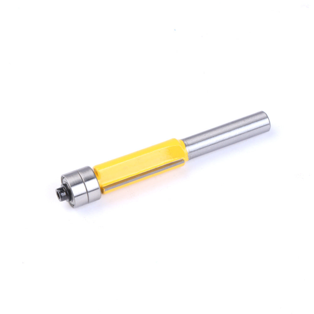 8 handle head double bearing trimming knife tungsten steel imitation woodworking milling cutter slotting flat edge knife alloy blade head set