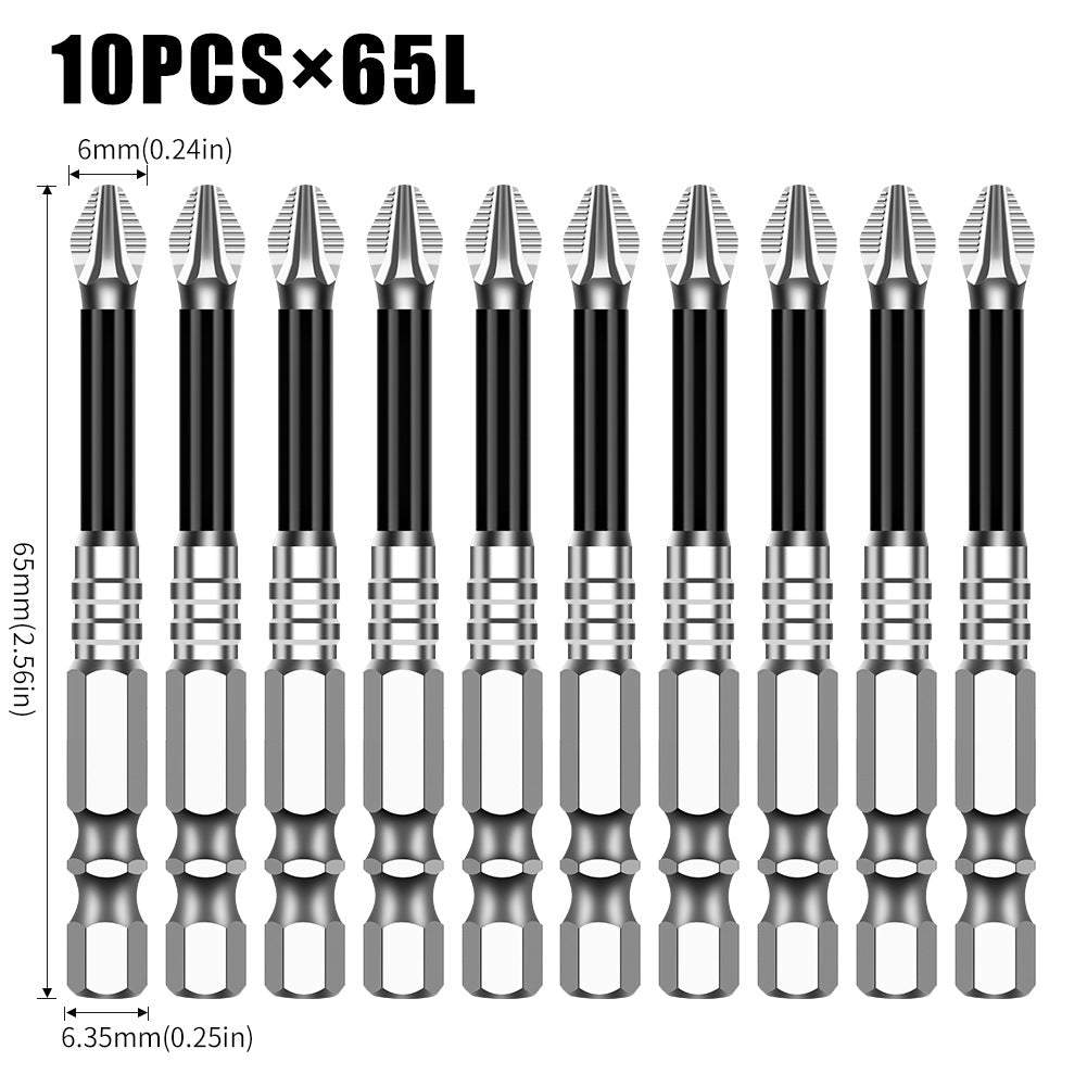 K5 anti-skid batch S2 strong magnetic 5A black anti-skid cross batch, hand drill electric screwdriver high hardness