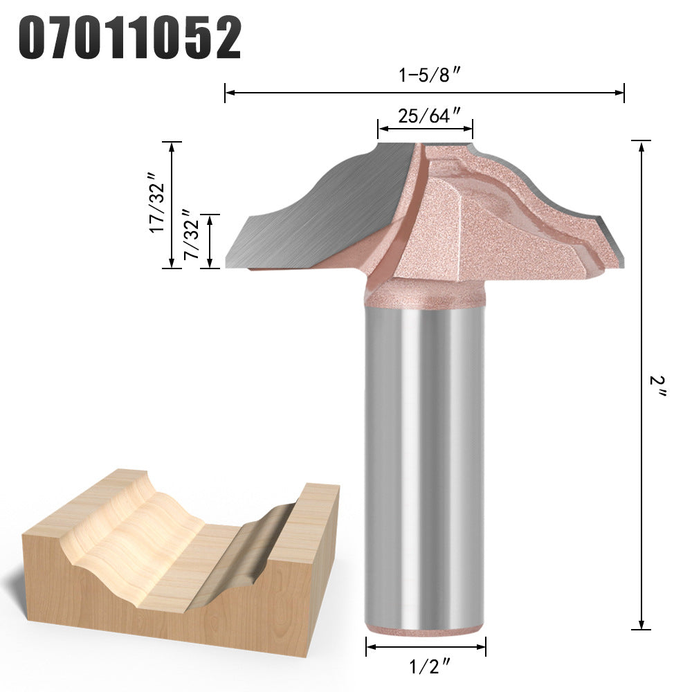 Industrial cabinet door panel knife pattern knife cutting knife trimming edge woodworking engraving machine integrated knife bottom cleaning milling cutter