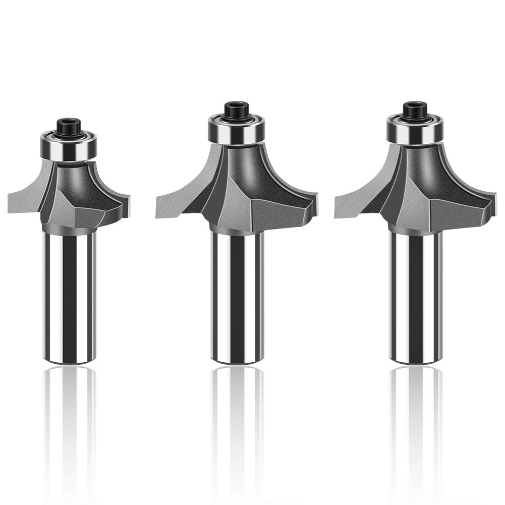 6 handle 12 handle fillet knife tungsten steel alloy woodworking milling cutter R chamfer trimming machine slotting engraving machine blade