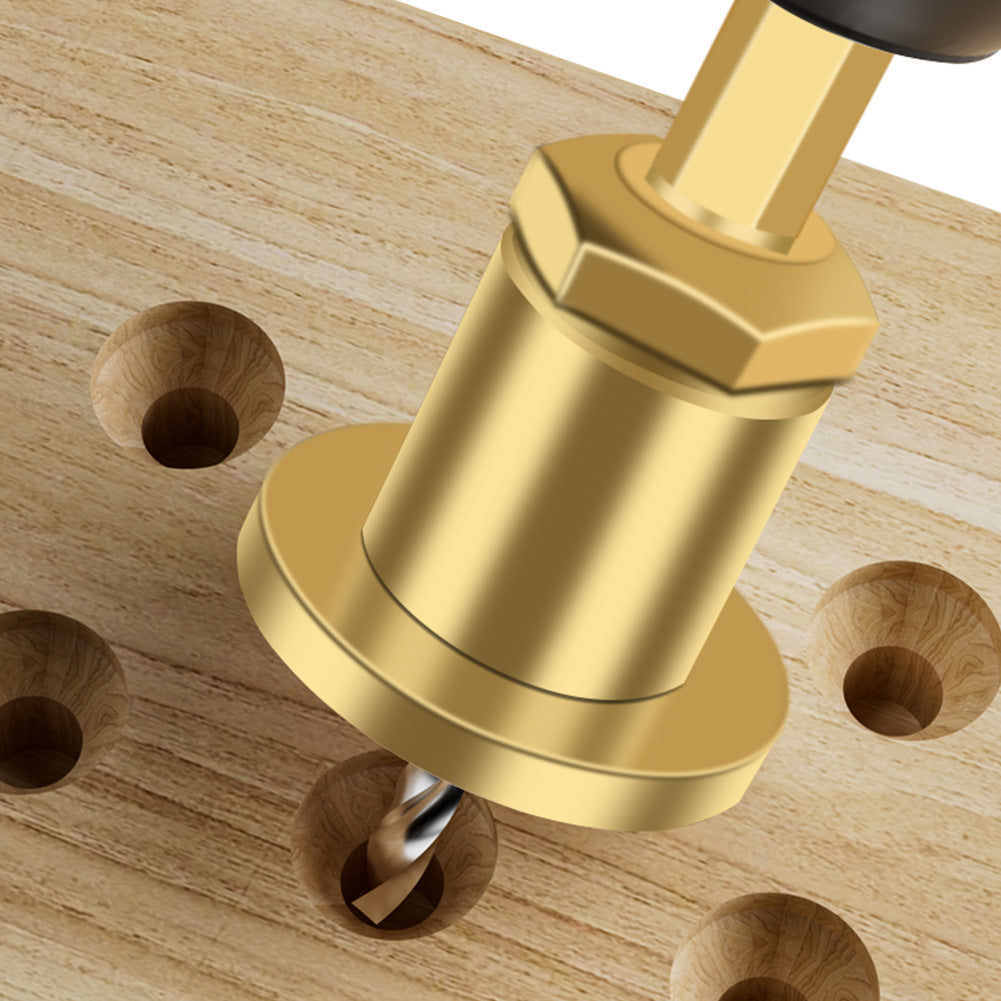 Adjustable hexagonal shank countersunk hole drilling tapered hole drilling screw step drill self-tapping screw alloy head wood installation