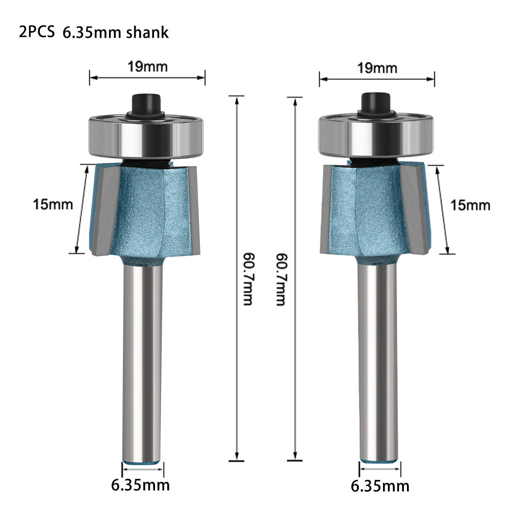 8 degree oblique trimming knife three-blade oblique trimming knife edge banding machine head chamfering knife R angle cutter head