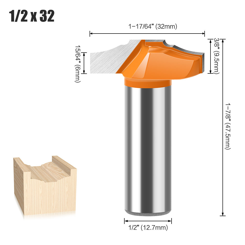 Cabinet door knife, thin door knife, pattern knife, cutting knife, trimming edge, woodworking engraving machine, integrated knife, bottom cleaning milling cutter