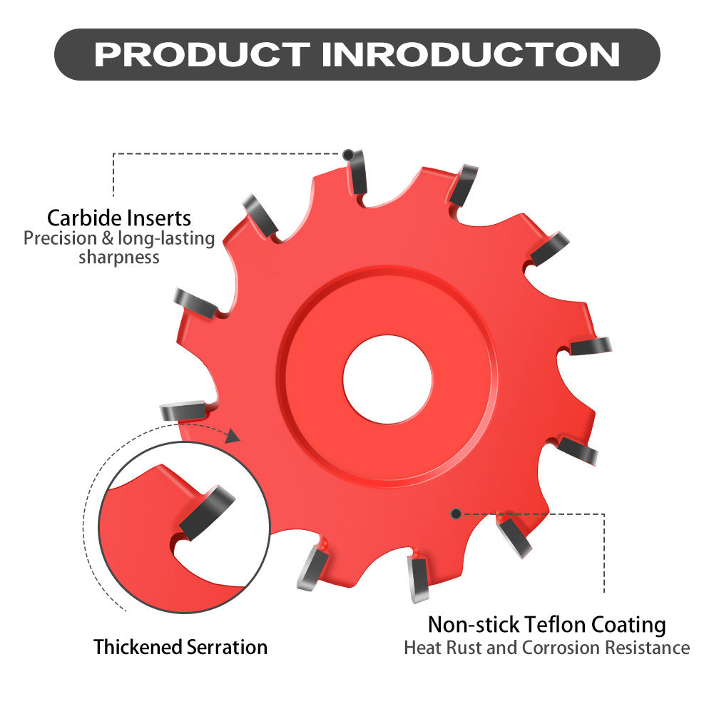 Aluminum-plastic plate slotting knife 90 degrees UV type milling cutter slotting saw blade special folding right angle cutting blade round bottom forming knife