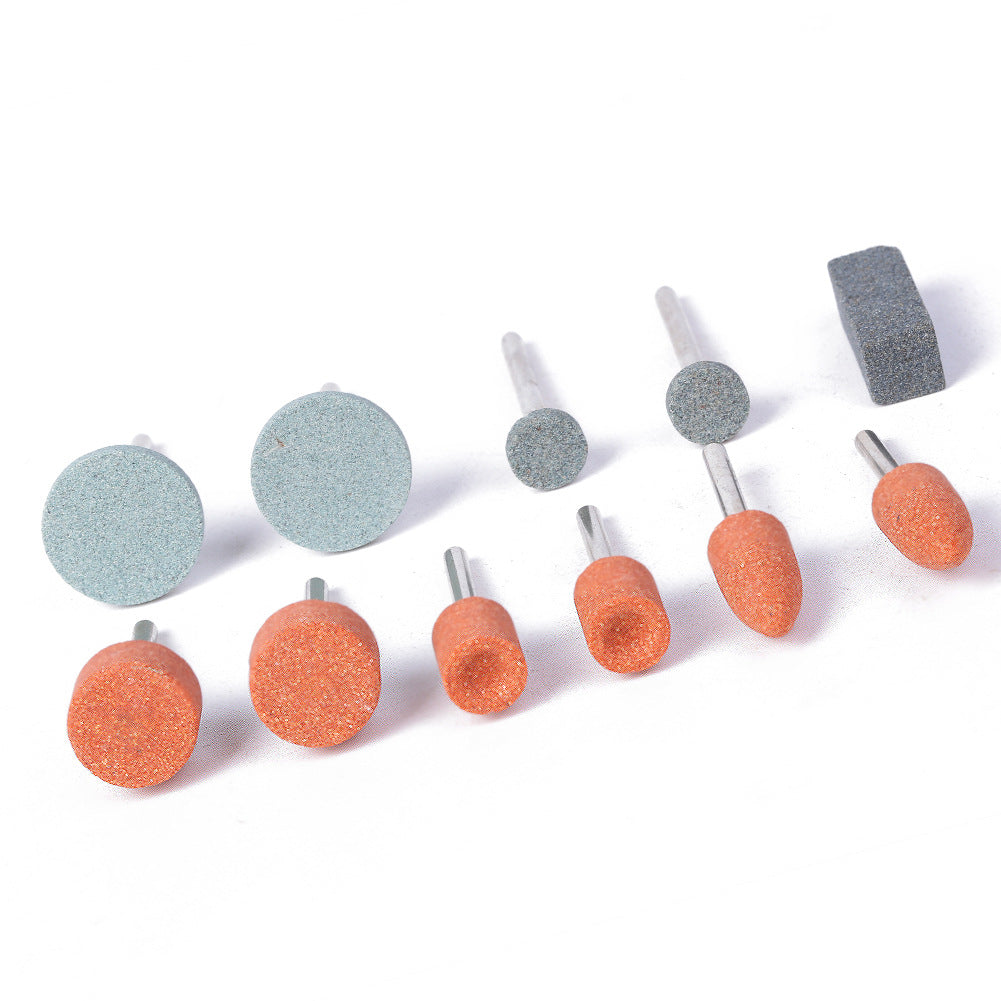 11-Piece Grinding Head Set Grinding Wheel Grinding Head Metal Knife Edge Bullet Grinding Head Metal Wood Polishing Grinder