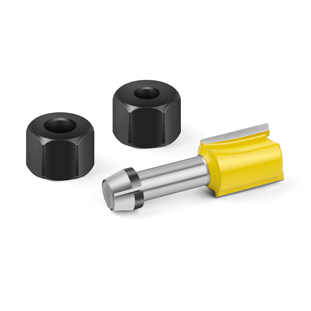 6mm8mm trimmer nut chuck, chuck nut set mill conversion sleeve, milling cutter accessories jacket