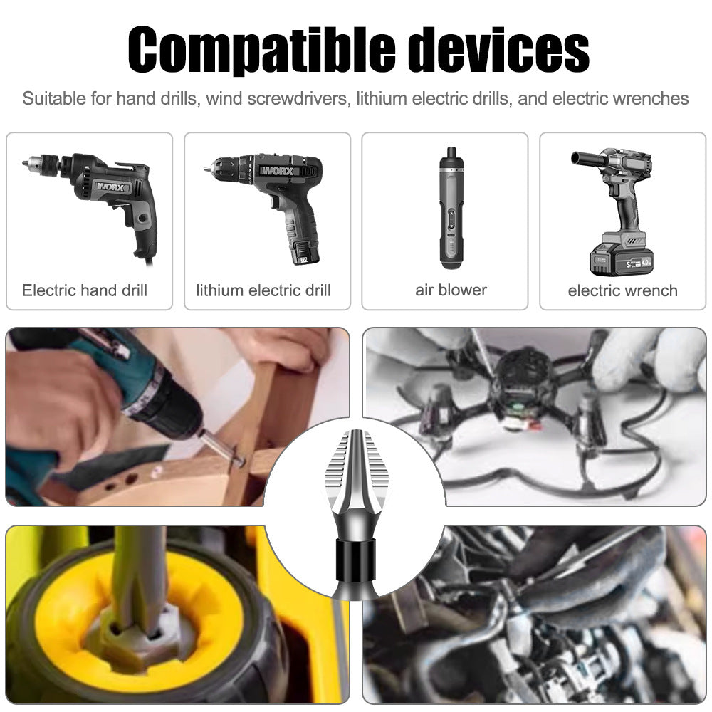 K5 anti-skid batch S2 strong magnetic 5A black anti-skid cross batch, hand drill electric screwdriver high hardness