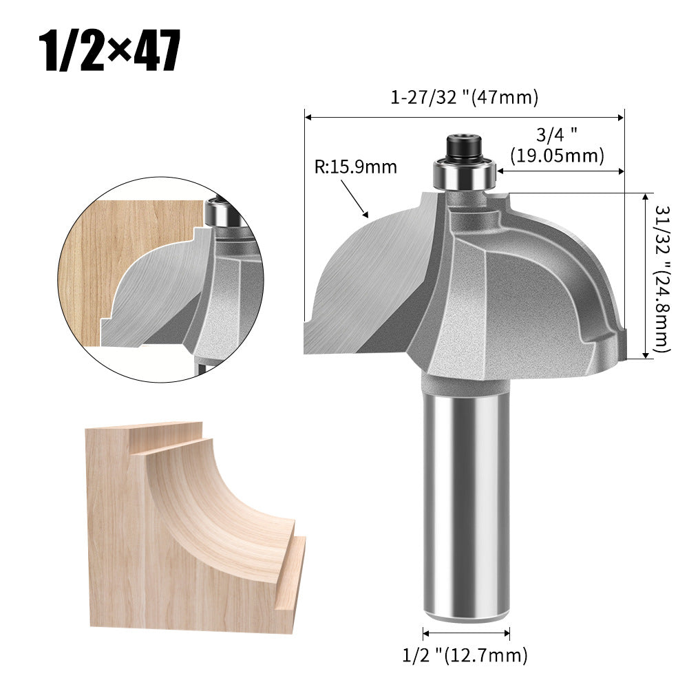 1/4 handle 1/2 handle line knife convex sensitive child line knife classical table edge knife European kitchen knife woodworking milling cutter engraving knife