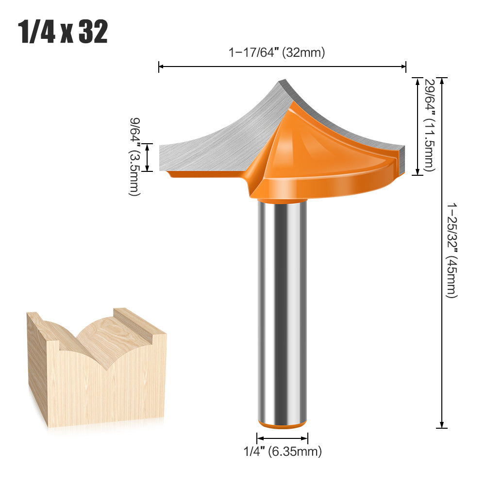 Pointed nozzle knife engraving knife flower line knife cabinet door panel knife woodworking fancy milling cutter numerical control engraving machine tool door panel knife