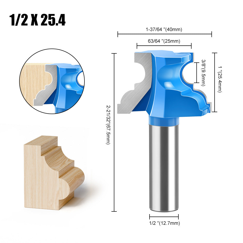 Convex Emperor Knife Minhuang Knife Polygonal Knife Engraving Machine Armrest Knife Woodworking Knife Table and Chair Line Knife Arc Knife Door Edge Knife