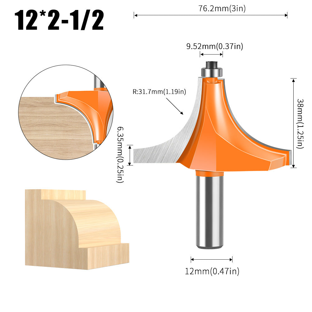 Woodworking Minzai Knife 6 Handles 12 Handles Line Knife Cabinet Door Panel Slotting Edge Trimming Milling Knife Edge Trimming Machine Knife Gong Machine Knife Carving