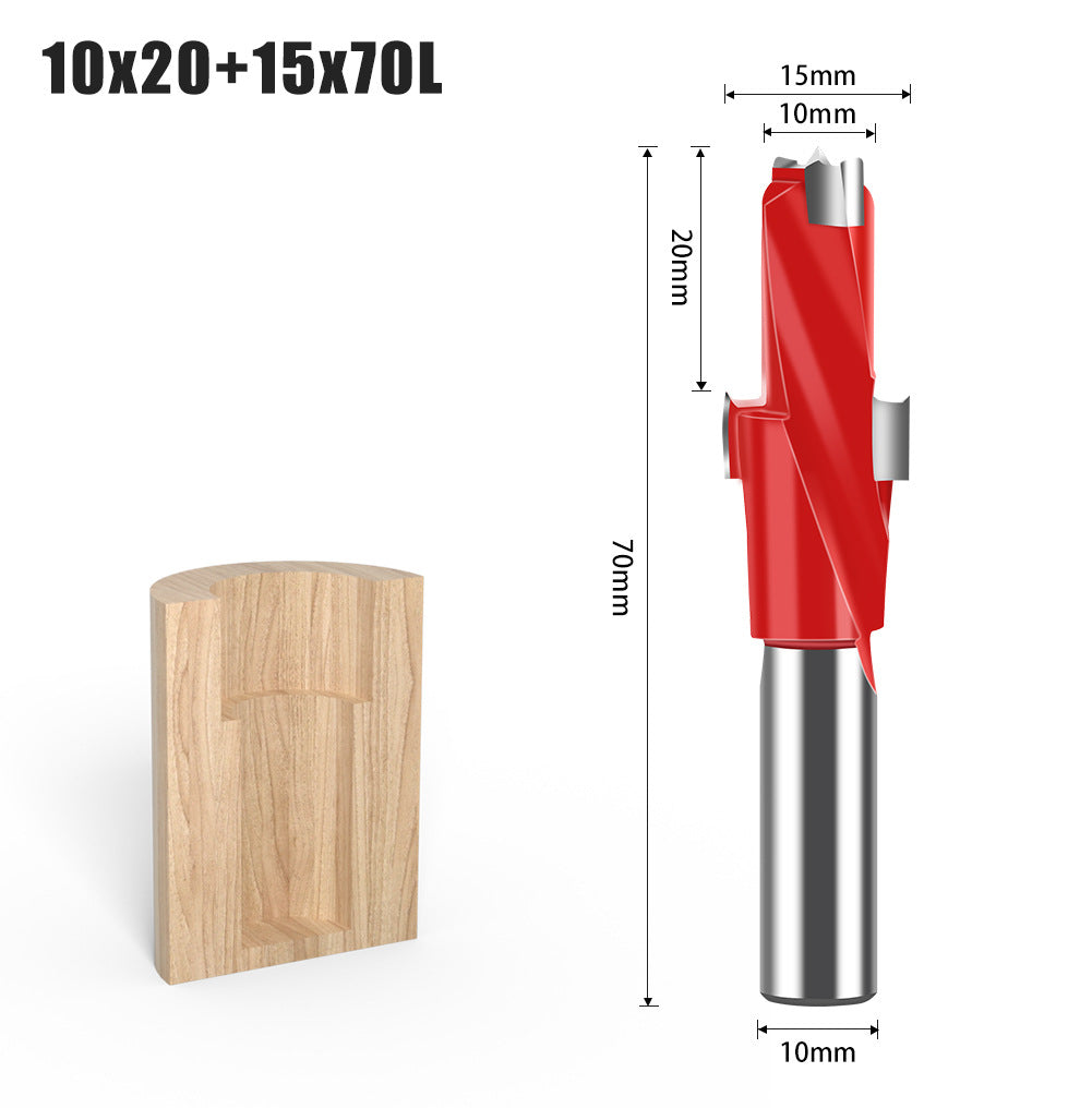 Step Drill Three-in-One Drill Secondary Drill Alloy Woodworking Step Drill Side Hole Machine Drill Bag Countersunk Hole Woodworking Row Drill Bit