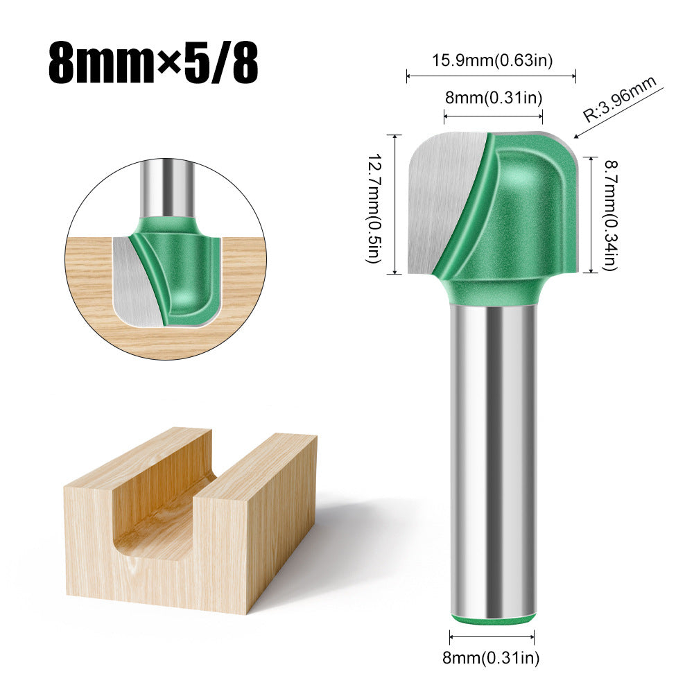 8 handle double arc round bottom knife slotting knife notch knife woodworking scraping bottom knife bowl cutter round bottom knife chamfering knife