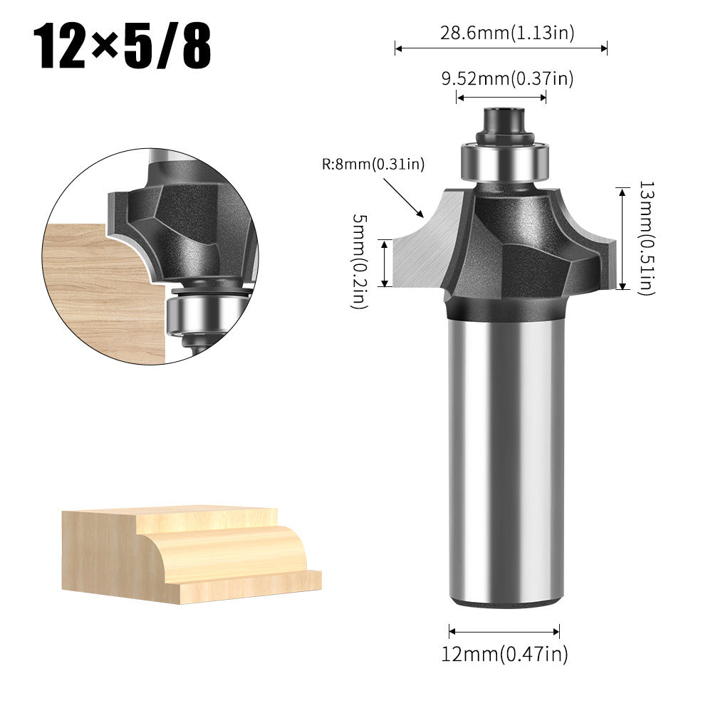 Woodworking Minzai Knife 6 Handles 12 Handles Line Knife Cabinet Door Panel Slotting Edge Trimming Milling Knife Edge Trimming Machine Knife Gong Machine Knife Carving