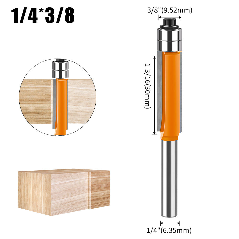 Head double bearing trimming knife arc knife, decoration woodworking furniture engraving knife head, woodworking trimming milling cutter wholesale
