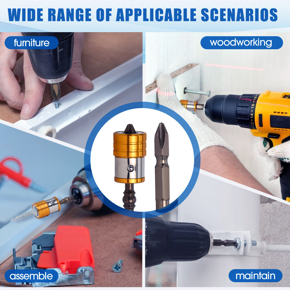 K5 anti-skid batch head screwdriver PH2 steel electric batch nozzle double-ended cross batch head electric strong magnetic electric drill batch head, cross-border