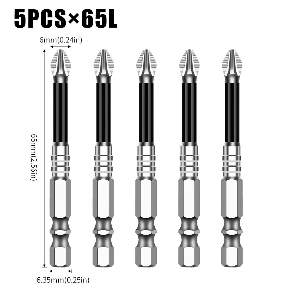 K5 anti-skid batch S2 strong magnetic 5A black anti-skid cross batch, hand drill electric screwdriver high hardness