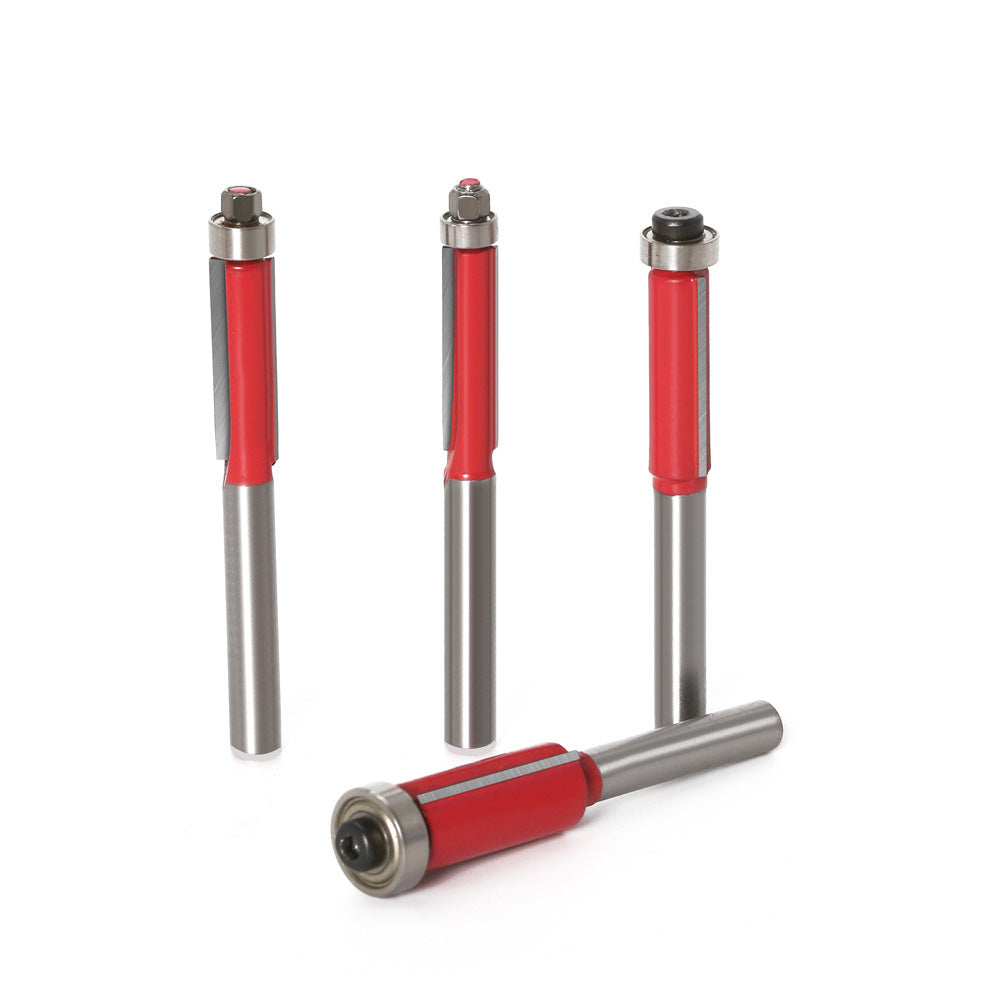 Woodworking trimming knife carving woodworking milling cutter trimming machine cutter head 1/2 1/4 handle cutter head alloy trimming knife woodworking