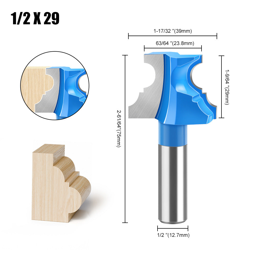 Convex Emperor Knife Minhuang Knife Polygonal Knife Engraving Machine Armrest Knife Woodworking Knife Table and Chair Line Knife Arc Knife Door Edge Knife