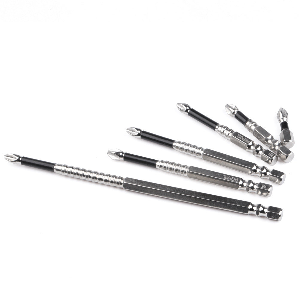 K5 anti-skid batch S2 strong magnetic 5A black anti-skid cross batch, hand drill electric screwdriver high hardness