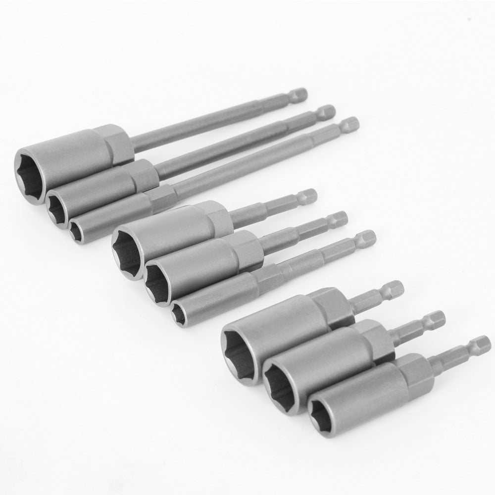 Hexagonal Shank Deepening Sleeve Pneumatic Deepening Sleeve Inner Hexagonal Wind Head Nut Quick Sleeve Tool