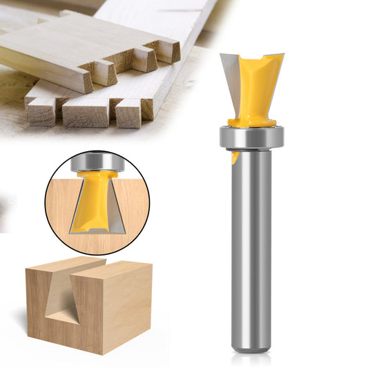 8 handle imitation dovetail woodworking milling cutter bearing dovetail cutter slotting cutter beehive cutter tenon cutter woodworking puzzle cutter