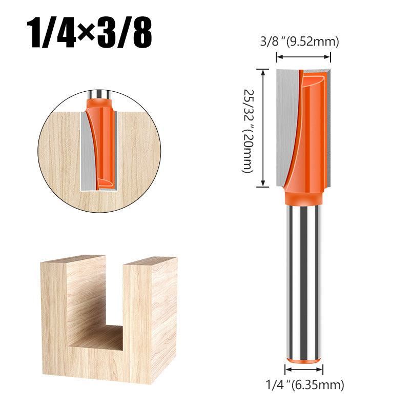 Woodworking bottom cleaning knife slotting knife woodworking milling cutter notch knife trimming machine tool head grooving straight knife