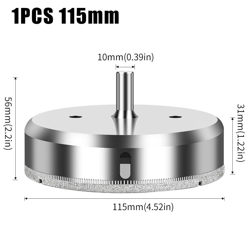 Diamond high-quality integrated steel glass drill bit, tile wall marble hole punch, electroplated drill bit glass opening