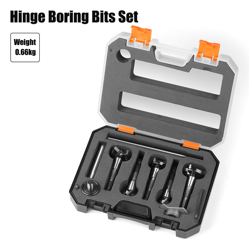 Multifunctional, woodworking hole opener, external thread flat wing drill, extended limit wooden board hand drill, reaming drill bit