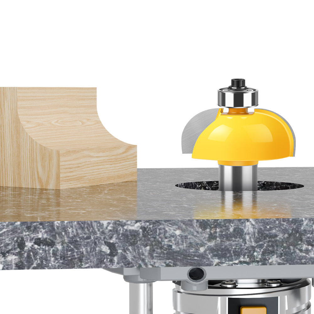 1/2 handle woodworking chamfer knife with bearing trimming knife CNC engraving knife pattern knife woodworking milling cutter