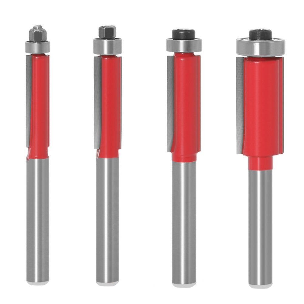 Woodworking trimming knife carving woodworking milling cutter trimming machine cutter head 1/2 1/4 handle cutter head alloy trimming knife woodworking