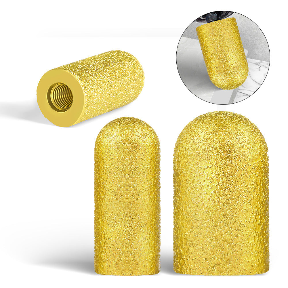 Brazing M10, M14 arc grinding wheel grinding head quartz stone stone tile angle grinder milling cutter polishing and trimming