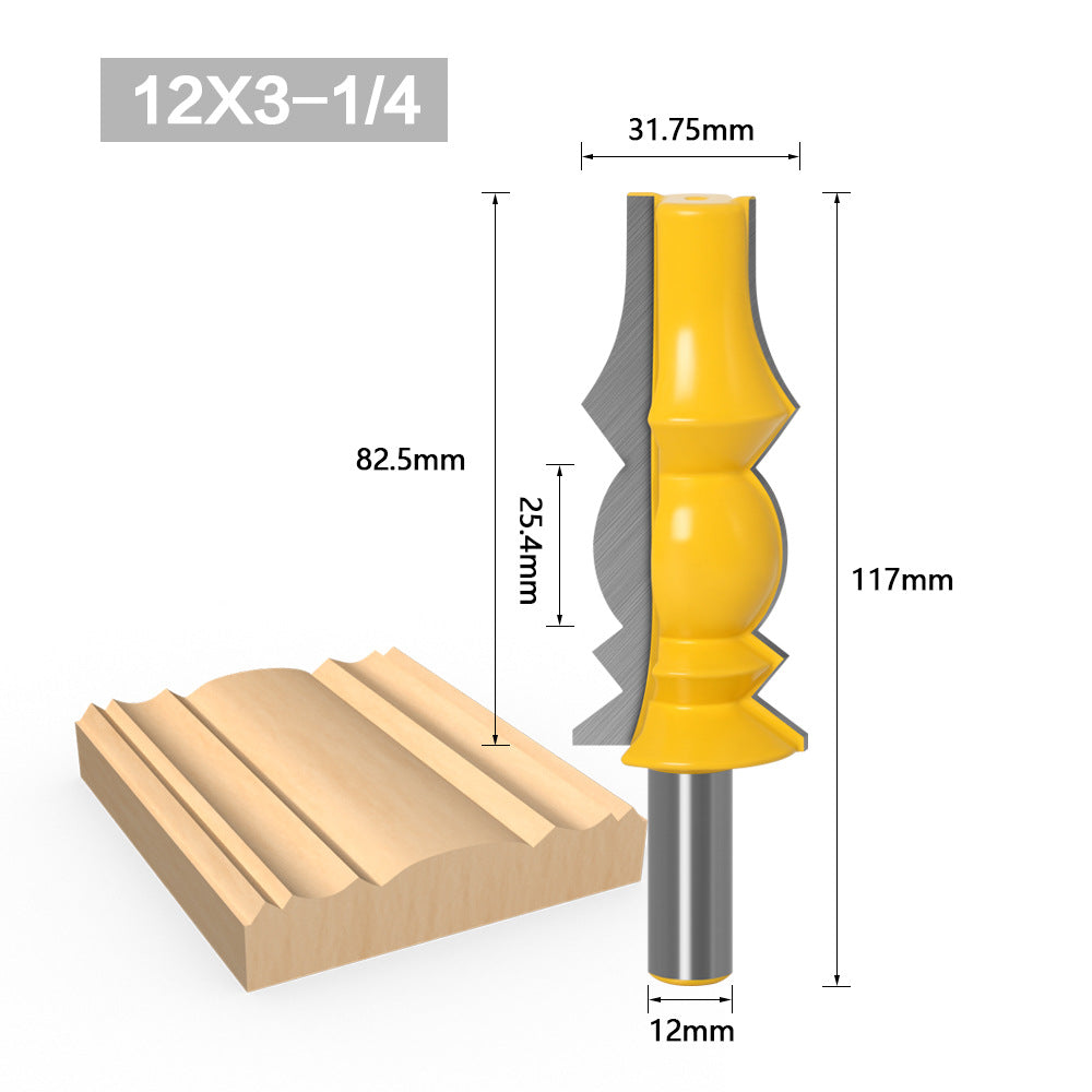 High-grade crown armrest knife ceiling line ceiling knife engraving machine milling cutter line knife woodworking milling cutter woodworking knife
