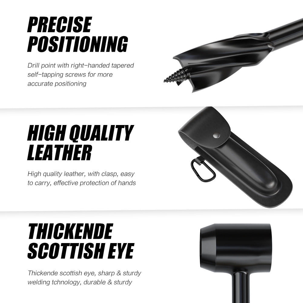 Woodworking manual branch drill, camping firewood and water, outdoor survival manual auger, multi-purpose manual auger