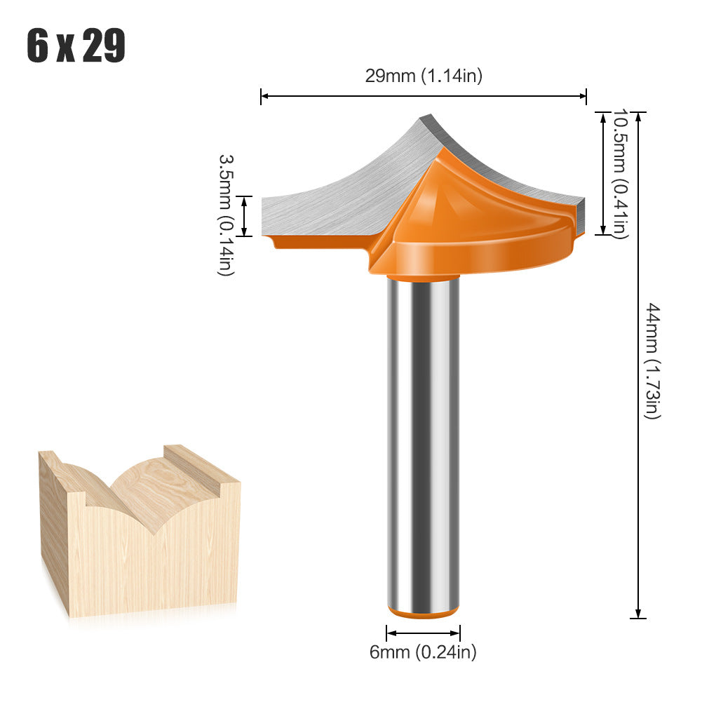 Pointed nozzle knife engraving knife flower line knife cabinet door panel knife woodworking fancy milling cutter numerical control engraving machine tool door panel knife