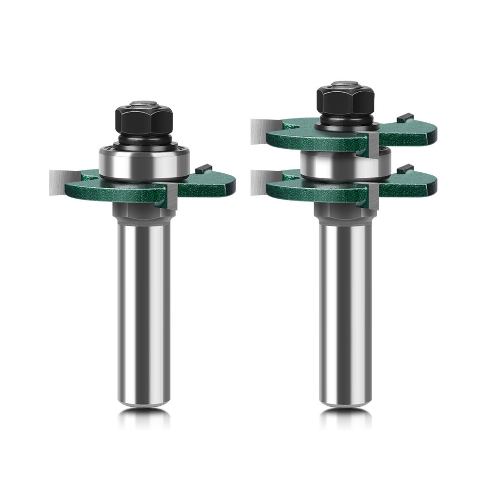 3-Tooth T-tenon cutter Square tooth tenon cutter, floor cutter, puzzle cutter, woodworking milling cutter, engraving cutter