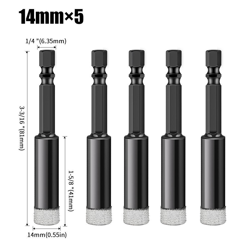Emery professional stone hole opener, ceramic tile marble dry drilling bit, stone slate drilling bit