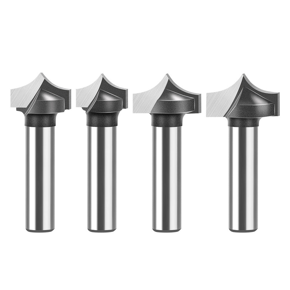8Mm handle pointed nozzle engraving knife woodworking milling cutter slotting line pointed cutter head arc v-edge knife trimming machine tool