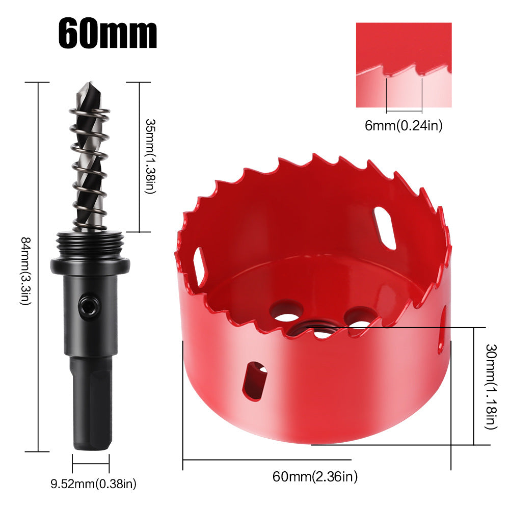 M42 Bi Metal Hole Saw Set for Wood Metal Pipe Aluminum Drywall Drilling PV Woodworking Kit