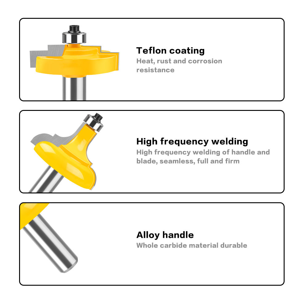 3-Piece photo frame cutter woodworking milling cutter set panel cutter European photo frame line cutter classical line cutter