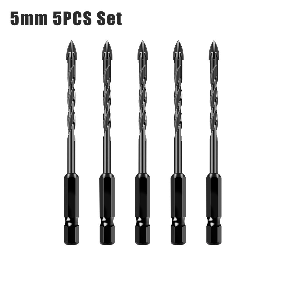Special drill for tile drilling, tile puncher, glass cement concrete alloy, high hardness triangular overlord drill