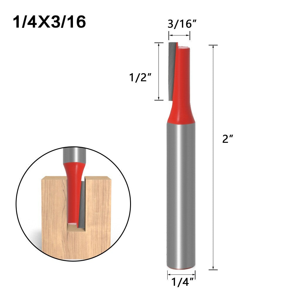 Extended Woodworking Double Blade Straight Knife Engraving Woodworking Milling Cutter Edge Trimming Machine Knife Head 1/2 1/4 Handle Knife Head Straight Knife