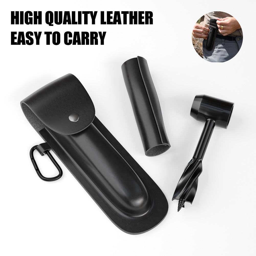 Woodworking manual branch drill, camping firewood and water, outdoor survival manual auger, multi-purpose manual auger