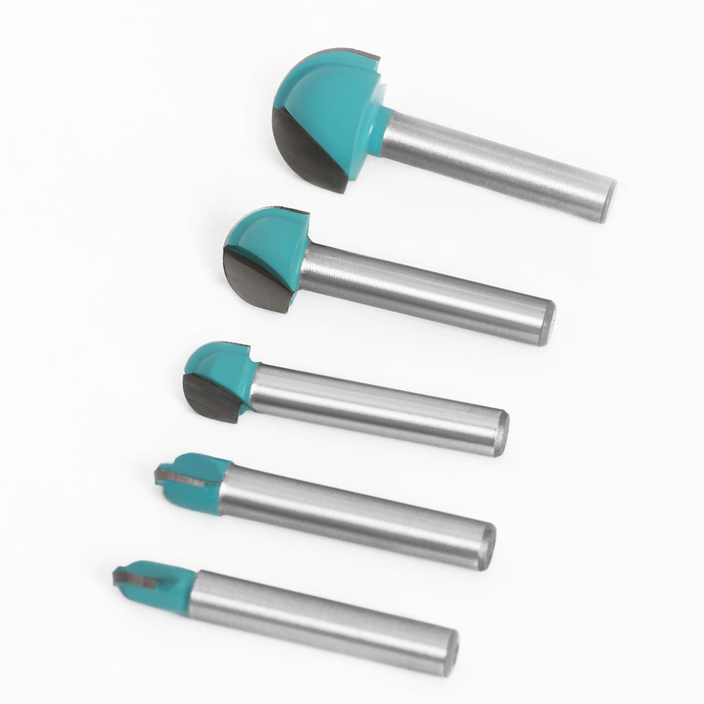 6 handle round bottom lace knife round head knife woodworking semicircular relief knife ball head computer engraving machine ball knife, lace knife