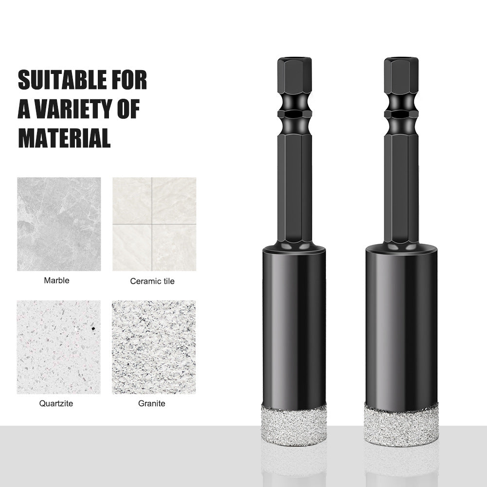 Emery professional stone hole opener, ceramic tile marble dry drilling bit, stone slate drilling bit